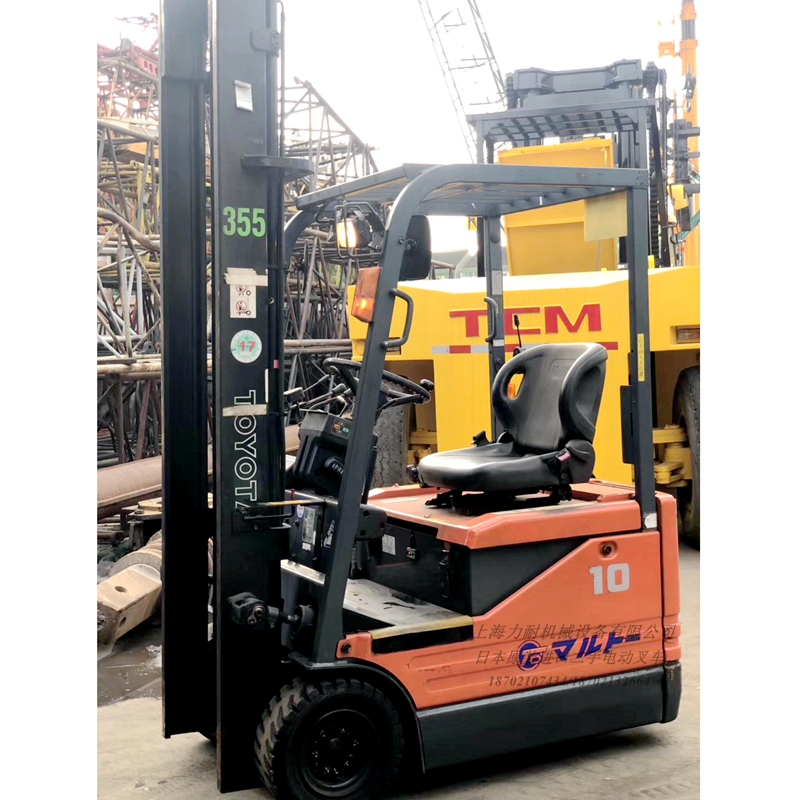 直銷二手電動叉車豐田5FBE10 原裝進(jìn)口三支點(diǎn)式電動堆高車搬運(yùn)車