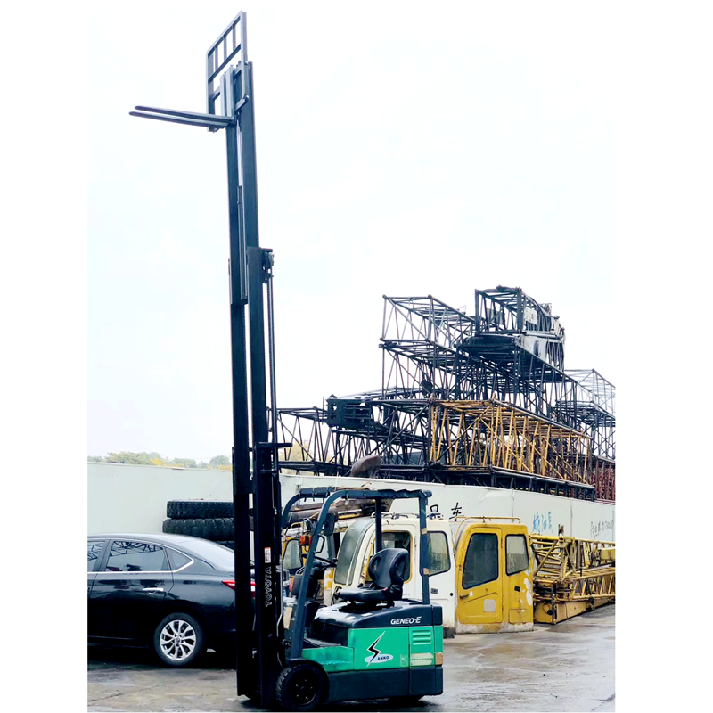 原裝豐田二手電動叉車 全電力叉車1.5噸三支點(diǎn)式電瓶搬運(yùn)叉車5.5米門架