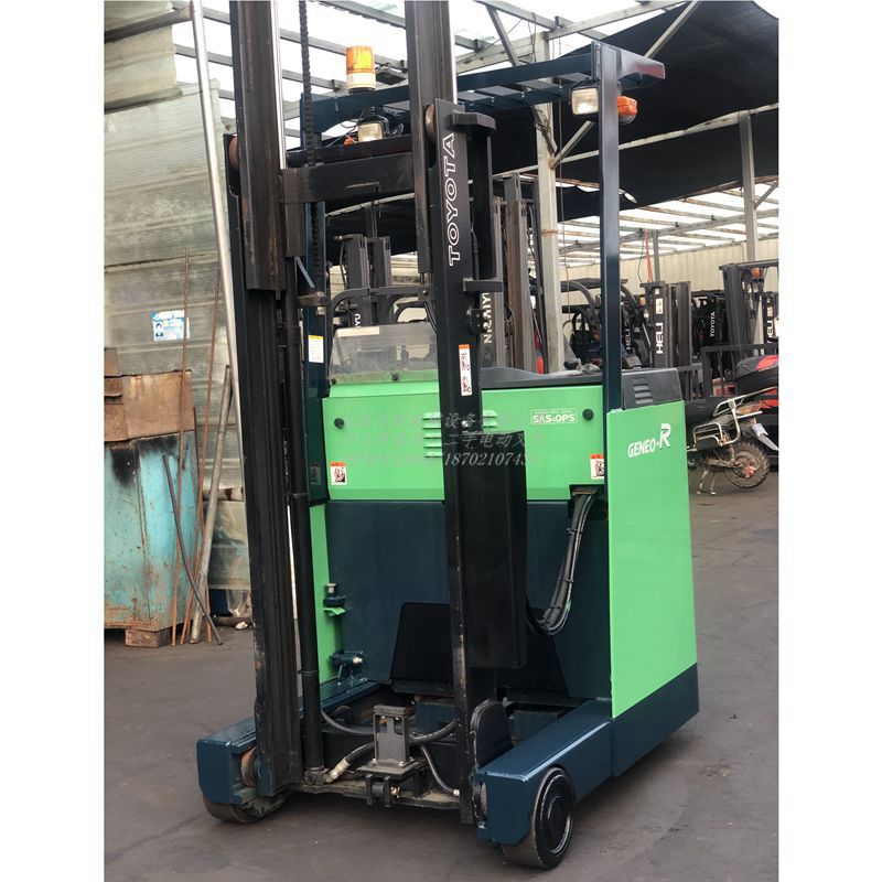 豐田電動(dòng)叉車(chē)1噸三支點(diǎn)款高檔貨架帶稱重全新電池