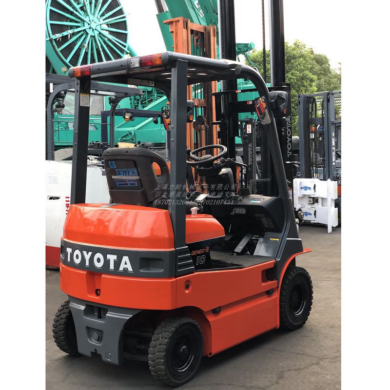 豐田平衡重電動(dòng)叉車(chē)1噸起升3米帶稱重帶后視喇叭